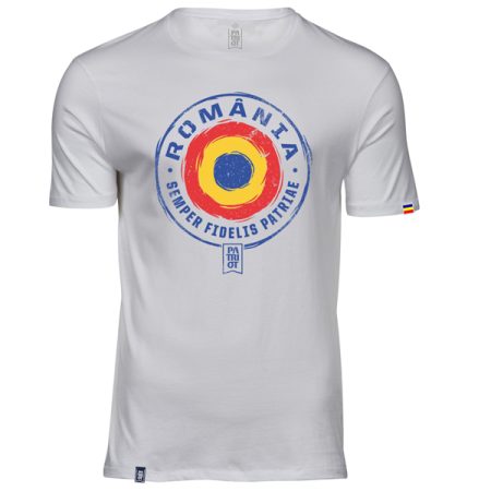 Tricou Cocarda tricolor alb