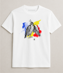 Tricou Acvilă Cruce alb