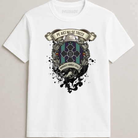 Tricou Mărășești alb