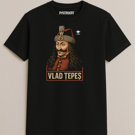 Tricou Vlad Țepeș negru